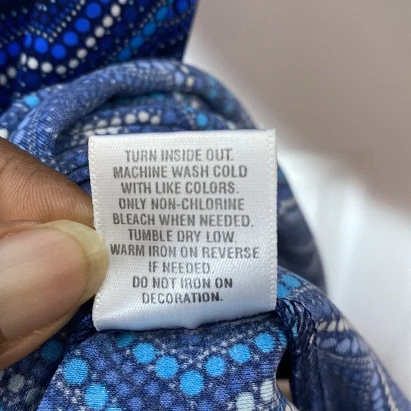 Grayson Dress Midi Split Flutter Sleeve elastic waistband scoop neckline Size M - Picture 7 of 7